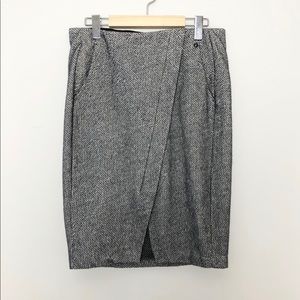 Sandwich cotton skirt